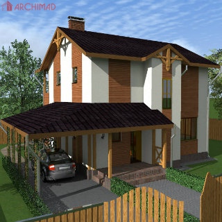 Working project of an individual house (Kyiv)