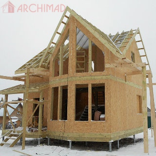 House from SIP panels (Chernihiv)